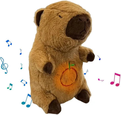 PELUCHE CAPYBARA QUE RESPIRA, MUSICAL